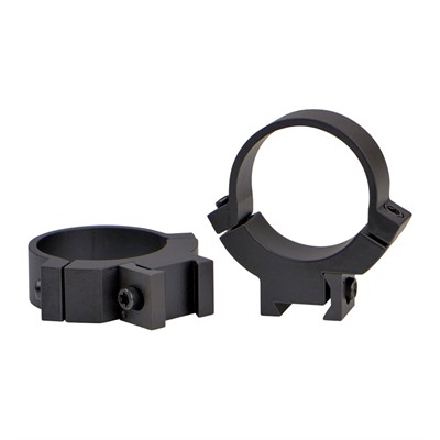 Warne 732M 30mm High 3/8 in / 11mm Dovetail Scope Rings, Matte Black Steel