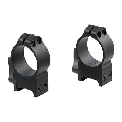 Warne Maxima 215LM 30mm High Quick Detach Vertical Split Picatinny/Weaver Rings, Matte Black