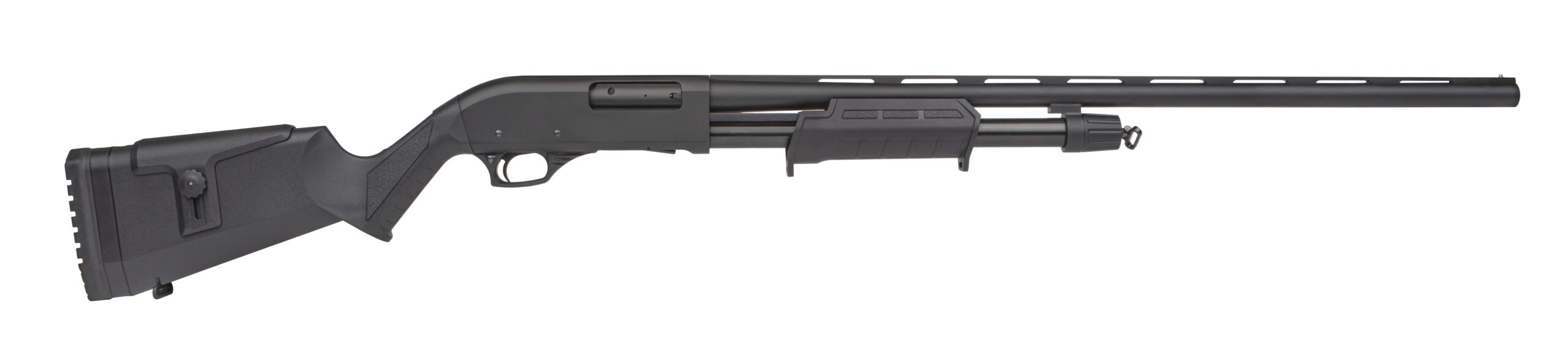 Armscor/Rock Island Armory PA12H28 Pump-Action 12 Gauge 28 in Barrel, 5+1, Black Anodized