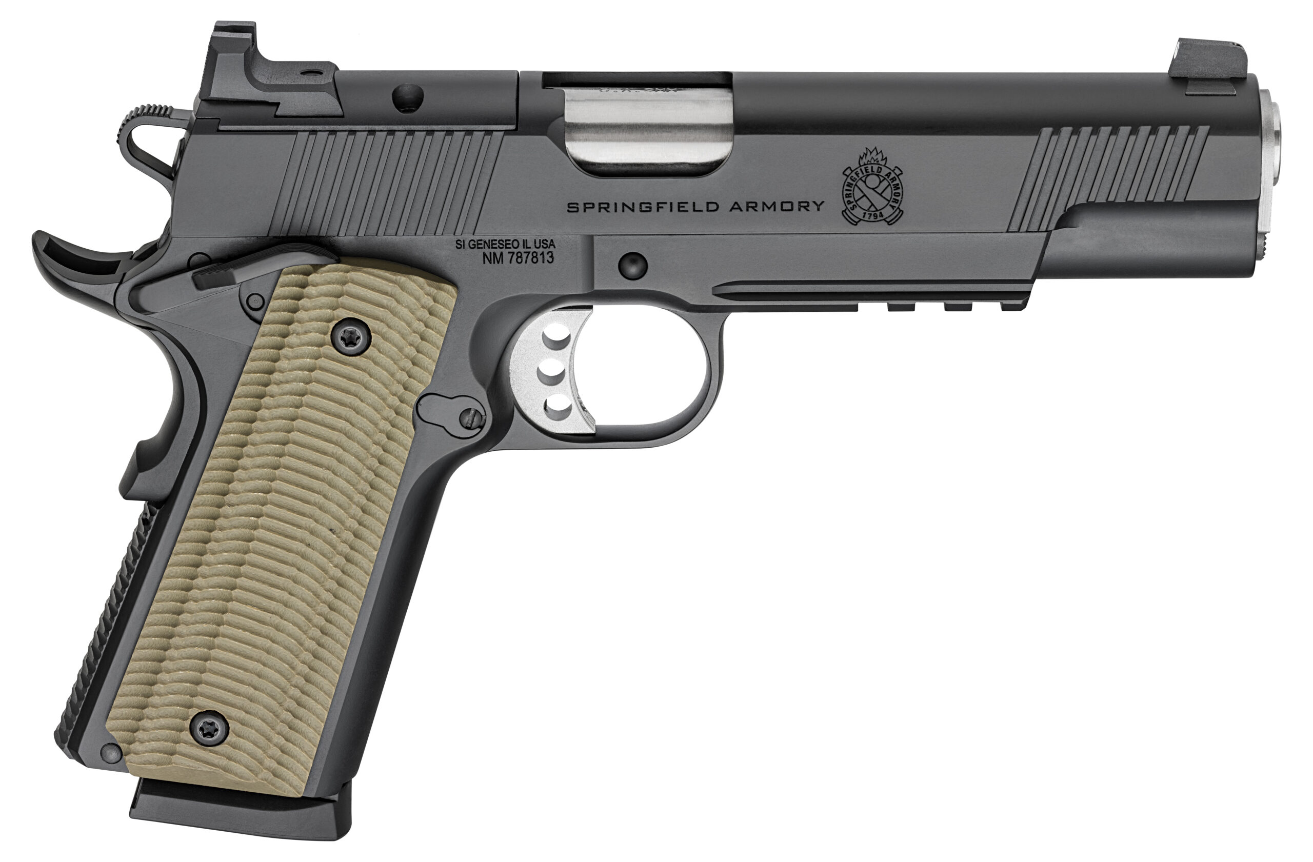 Springfield Armory 1911 Operator Semi-Auto 9mm 5 in, 9+1 Rounds, Black Cerakote