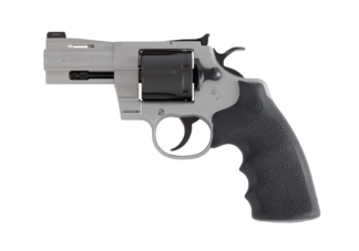 Colt Python .357 Magnum Double/Single Action Revolver, 3 in Stainless, 6 Rounds