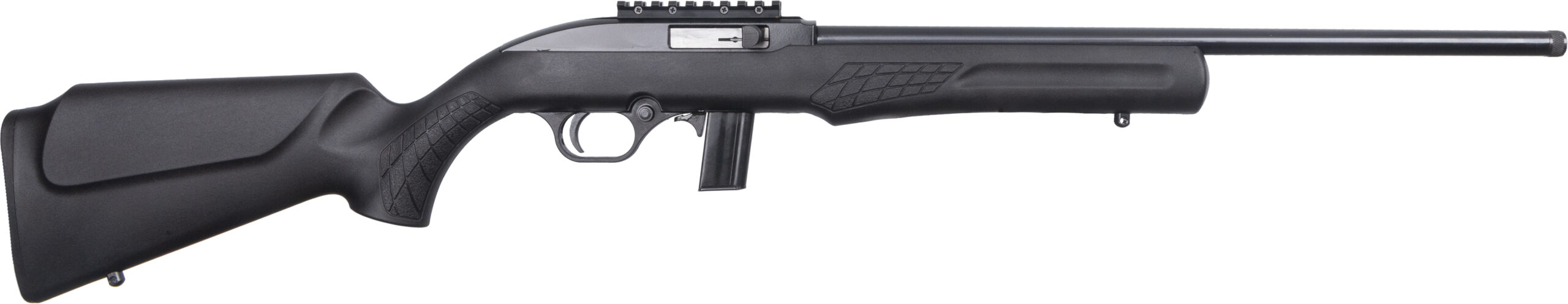 Rossi RS22 .22 LR Semi-Auto Rifle, 18 in Threaded Barrel, 10+1 Rounds, Black Synthetic Stock