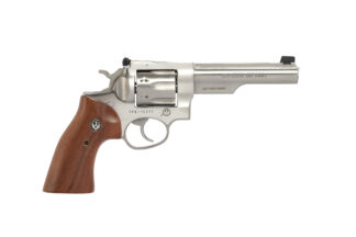 Ruger GP100 .357 Magnum 5 in Half Lug Revolver, DA/SA, 6 Rounds, SS