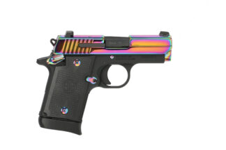 SIG Sauer P938 9mm Single Action Only Night Sights, 3 in Barrel, Rainbow Slide