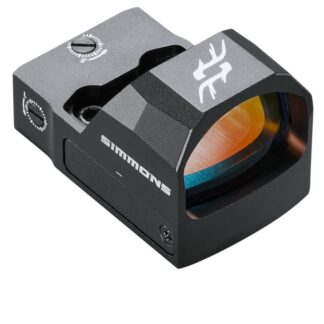 Simmons Optics Pro Target 1x25 Reflex Red Dot, 4 MOA, Matte Black (Delta Point Pro + Weaver Style Mount)