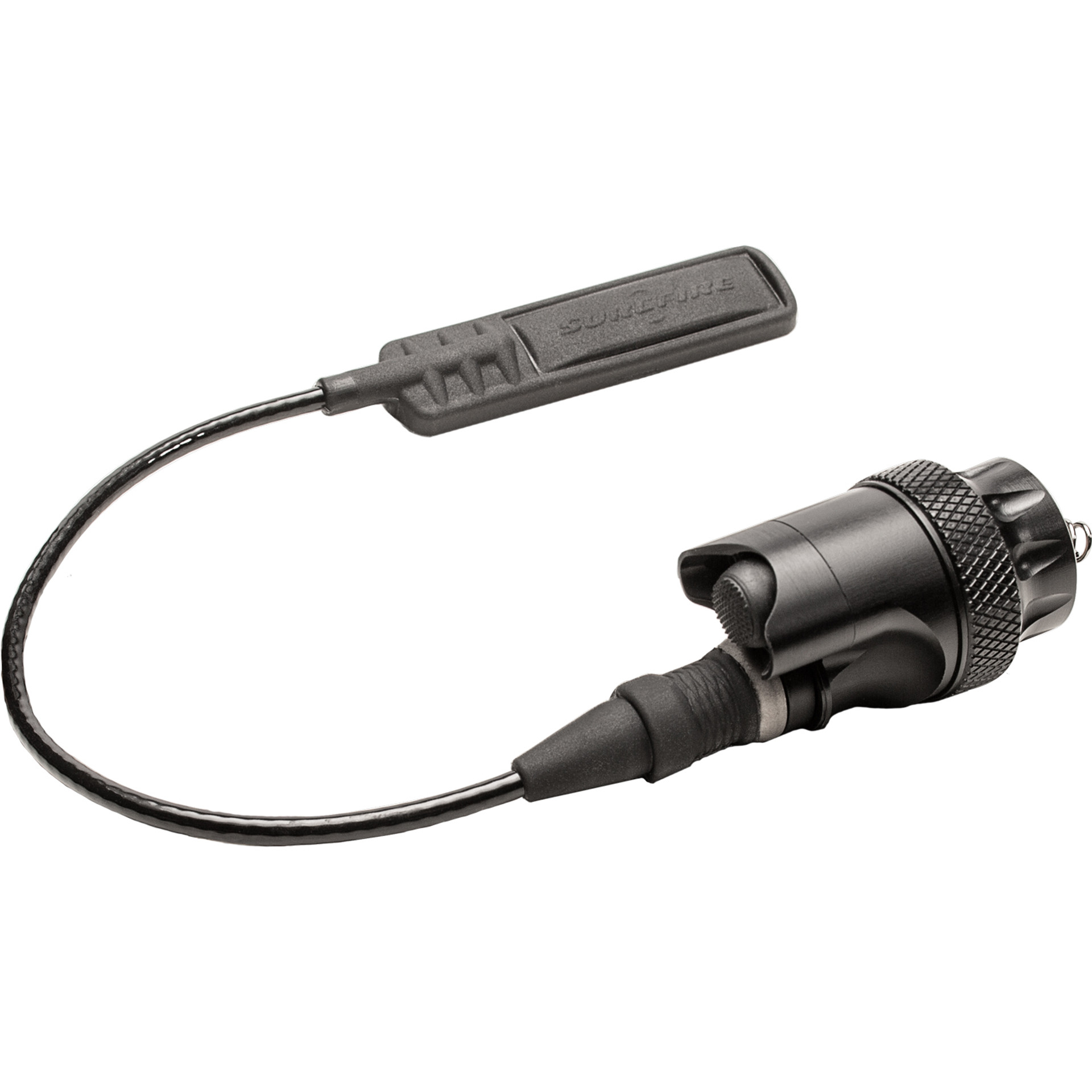 Surefire DS07 Dual Switch Tailcap/Remote, 7" Plug-In Momentary-on Tape Switch (Black)