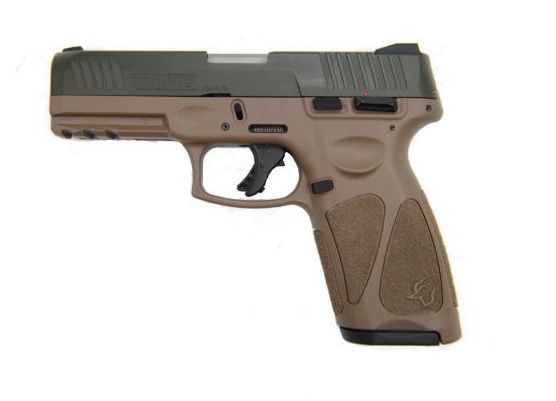 Taurus G3 9mm 4 in Barrel, 17+1 Rounds, Mil-Spec Green Cerakote/Brown Polymer