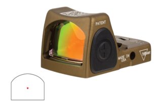 Trijicon RMR Type 2 3.25 MOA Red Dot Coyote Brown