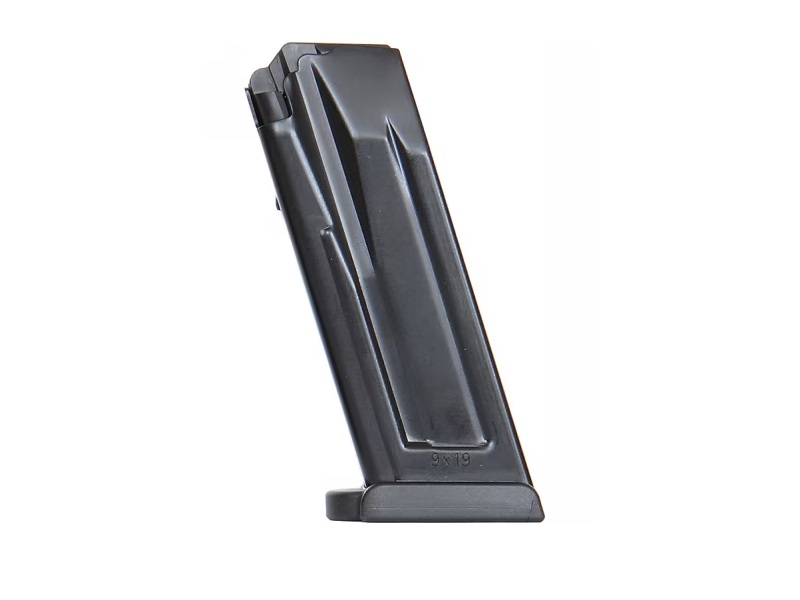 Heckler & Koch VP9SK/P30SK 9mm 12-Round Flush Magazine, Black Steel