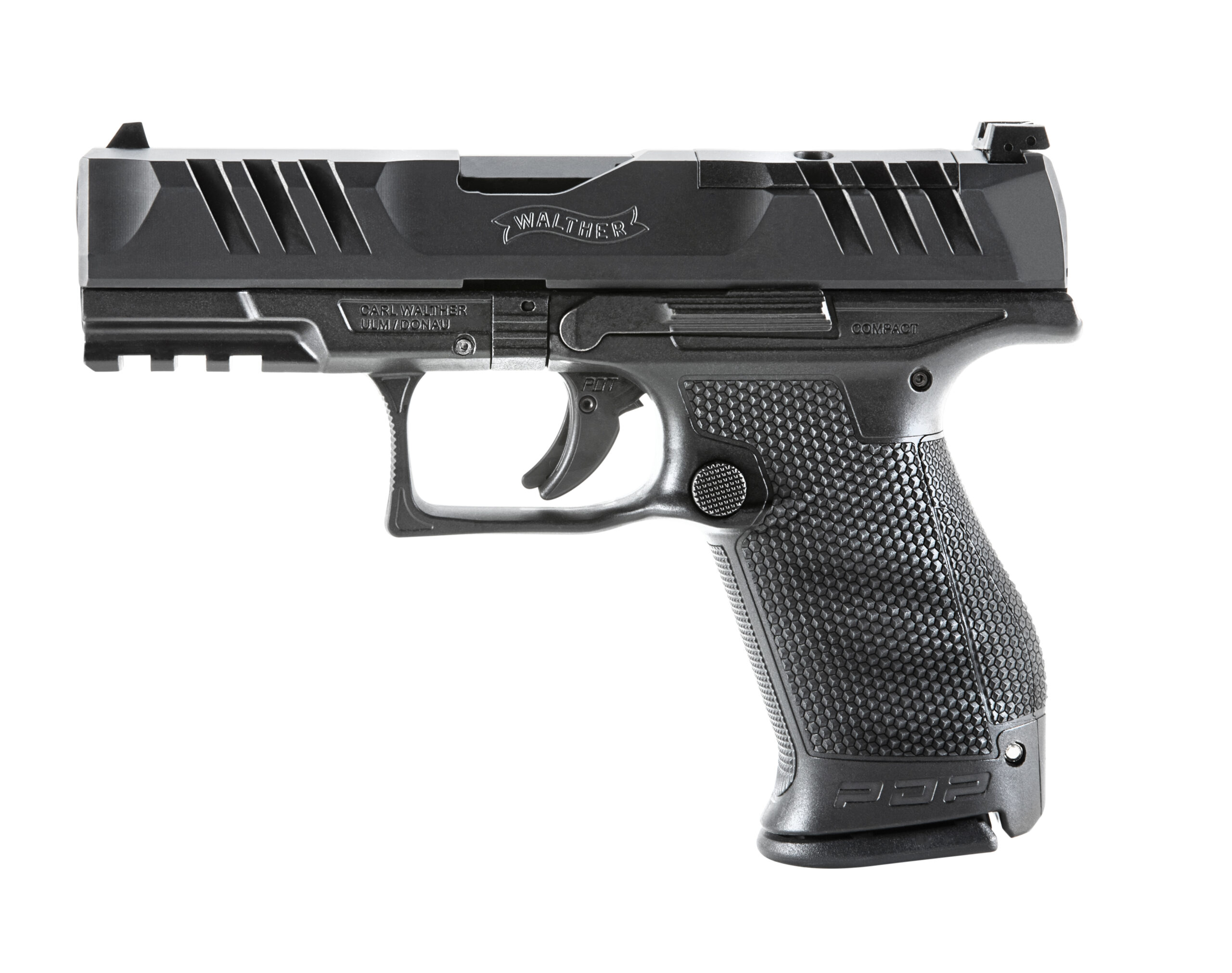 Walther Arms PDP Compact 9mm 4 in Black Optic Ready Striker-Fired Semi-Auto Pistol