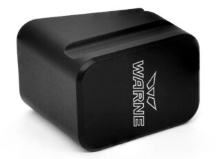 Warne Glock 17/22 Magazine Extension +5 (9mm Luger), +4 (.40 S&W), Black