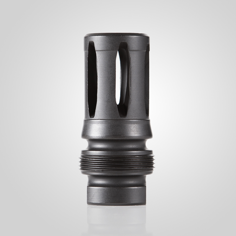 Dead Air Xeno A1 Flash Hider .30 Cal, 1/2-28 Threads, Black Nitride 4140 Steel