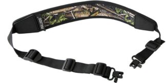Bulldog Cases BD838 Neoprene Rifle Sling with Deluxe Locking Swivels Camo