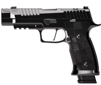 SIG Sauer P320 SXG Reserve 9mm Semi-Auto, 3.9 in, Night Sights, OR, High Polish Black, 21+1