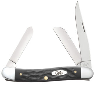 Case 18222 Medium Stockman Folder Knife, 2.57"/1.88"/1.71" Tru-Sharp SS Blades