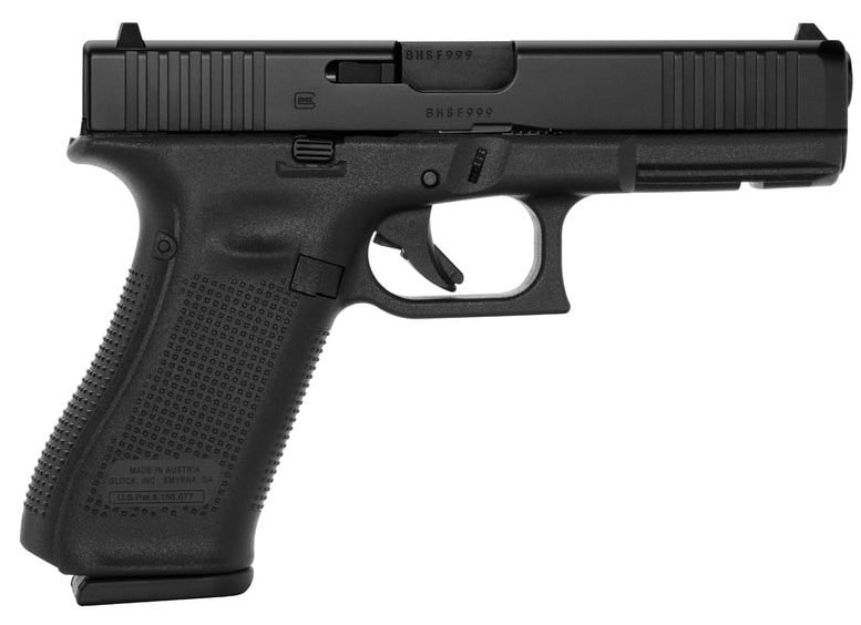 Glock 17 V 9mm 4.49 in Barrel Fixed Sights Black 17+1 (3 Magazines)