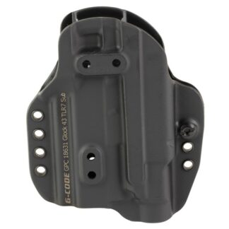 G-Code Prime Carry Holster for Glock 43MOS with TLR7 Sub, Black