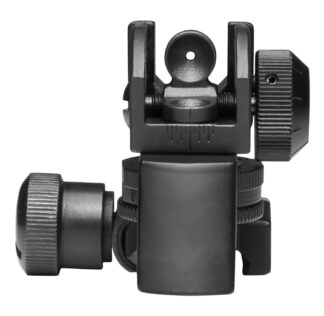 NCStar MARDRS AR-15 Detachable Rear A2 Backup Sight, Black Dual Aperture