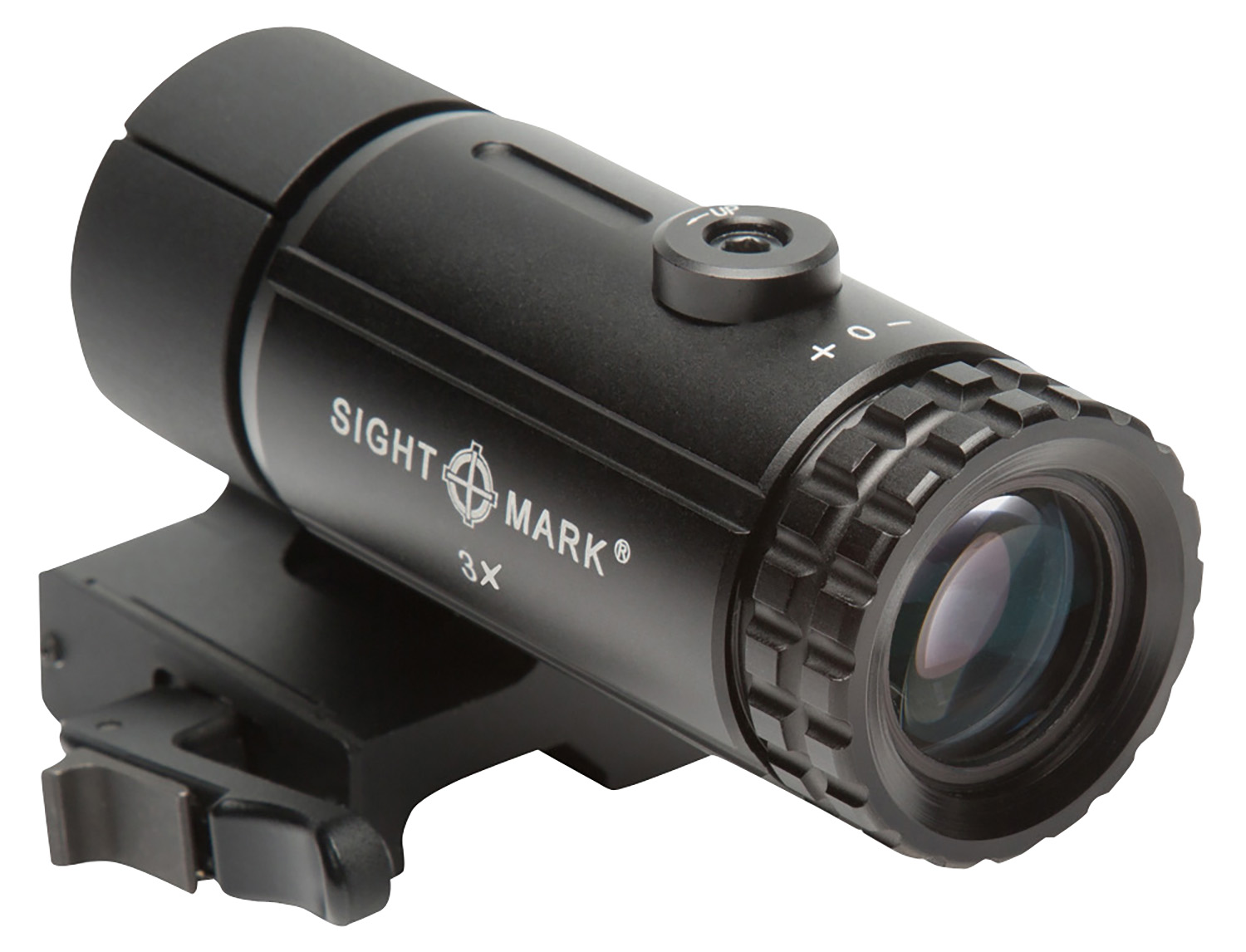 Sightmark T-3 3x Magnifier with Flip-to-Side Mount Matte Black 23mm