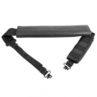 NCStar VISM Shotgun Bandolier Sling with Sling Swivel Hardware, Black