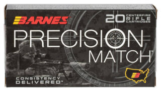 Barnes Precision Match 6mm Creedmoor 112 Grain OTM-BT, 20-Round Box