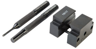 Wheeler Engineering Gas Block Taper Pin Removal Tool for A2 Gas Blocks, Black Steel