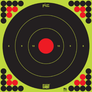 PRO-SHOT SplatterShot Self-Adhesive Targets, 17.25 in Bullseye, 5-Pack