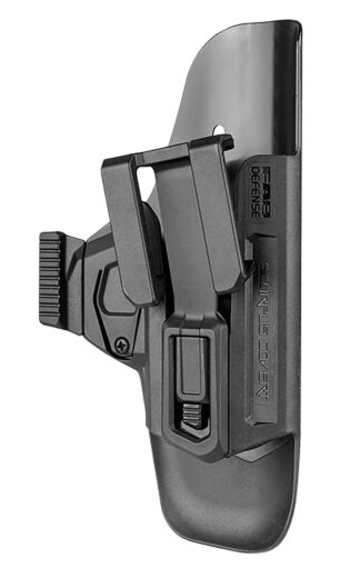 FAB Defense Scorpus Covert IWB Holster, Black Polymer, Belt Clip 1.5-1.75 in, Right Hand