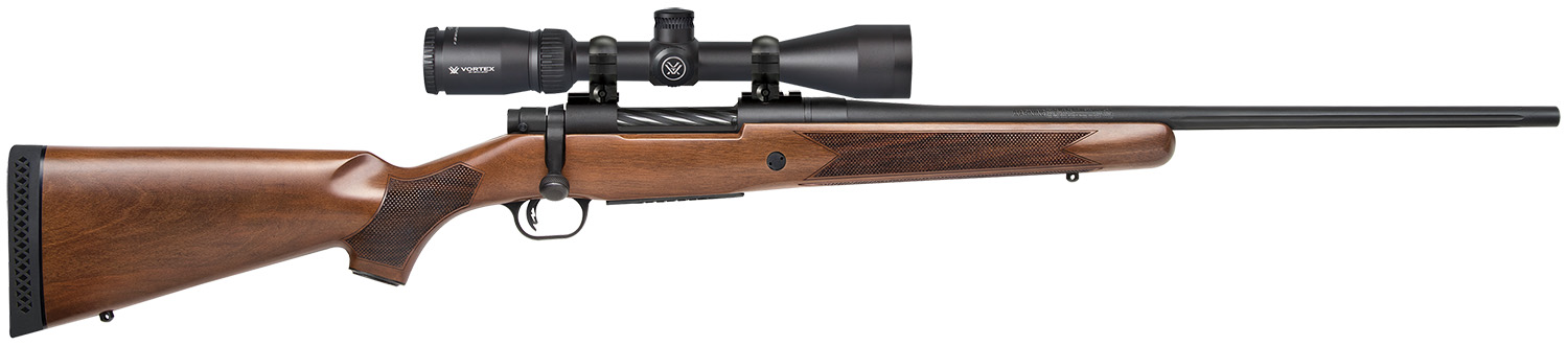 Mossberg Patriot Bolt Action .25-06 Remington 22 in 5+1 Walnut/Matte Blued W/ Vortex Crossfire II