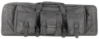 NCStar Double Carbine Case CVDC2946U-36 Urban Gray PVC with Foam Padding, Lockable Zippers