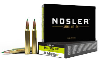 Nosler .300 Winchester Magnum 180 gr Ballistic Tip Spitzer, 20-Round Box