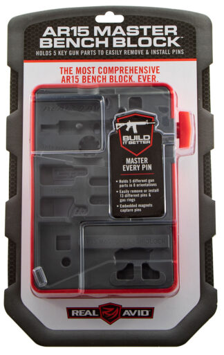 Real Avid Master Bench Block for AR15, 13 Pin Locations and Labels