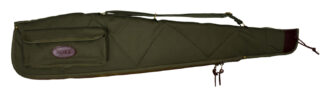 Boyt Harness Alaskan Rifle Case Waxed Canvas OD Green with Brass Hardware, Lockable