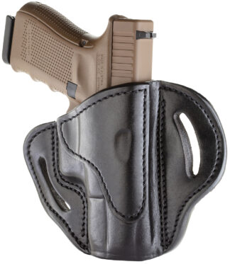 1791 Gunleather BH2.1 Stealth Black Leather OWB Belt Slide Holster, Right Hand