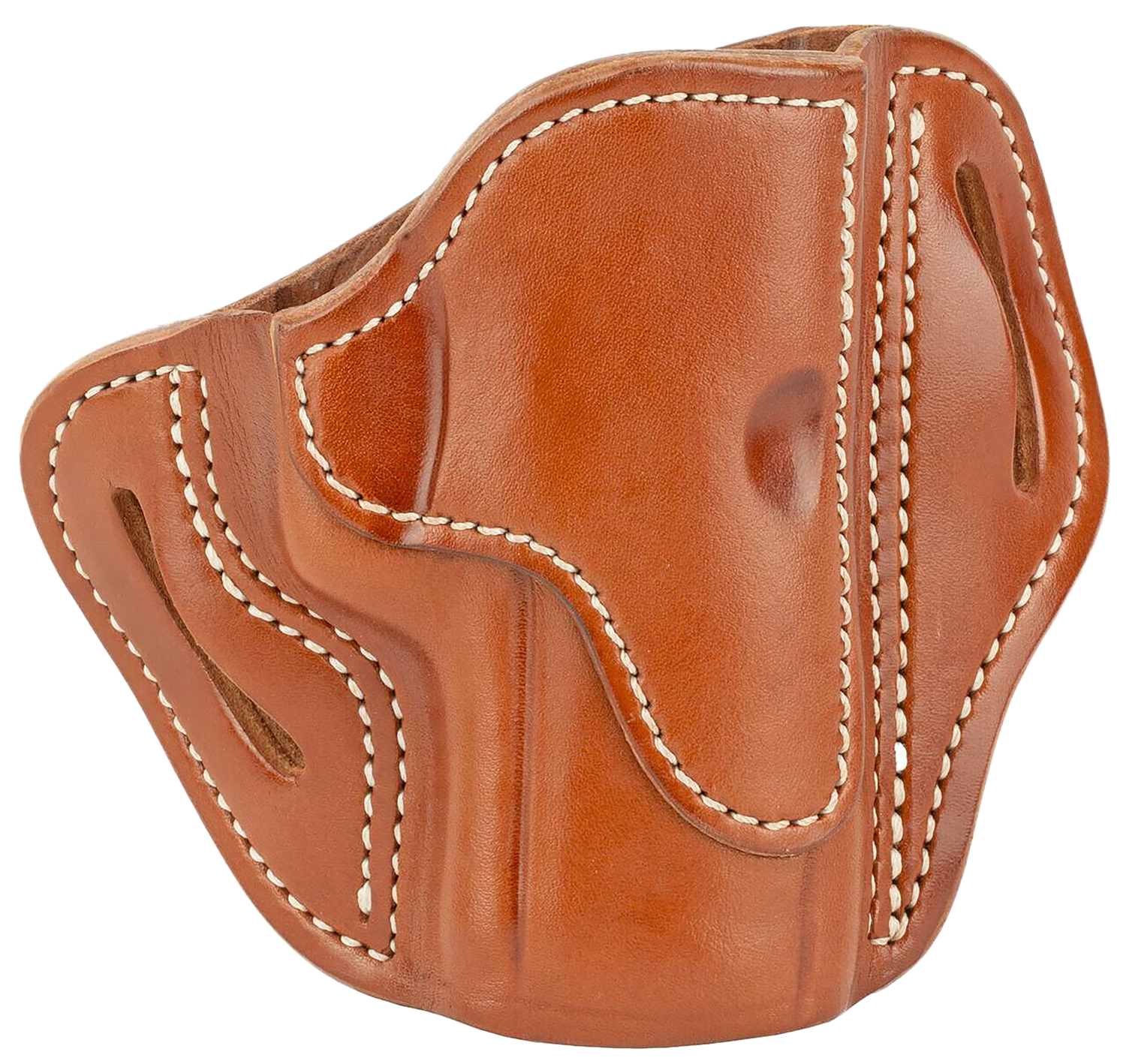 1791 Gunleather BH2.4S Belt Slide OWB Holster, Classic Brown Leather, Right-Hand, Open Top, FBI Cant