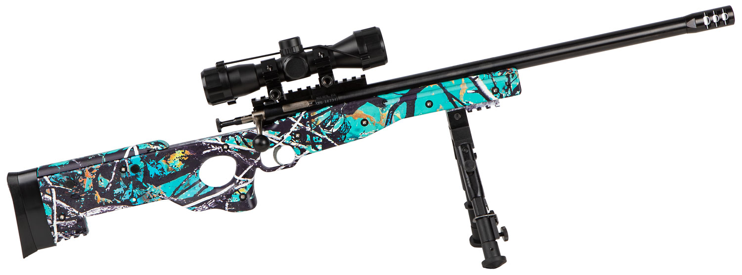 Davey Crickett Crickett KSA2149 Single Shot 22 LR 16.125 in Threaded Bull Barrel, 1 Round Youth