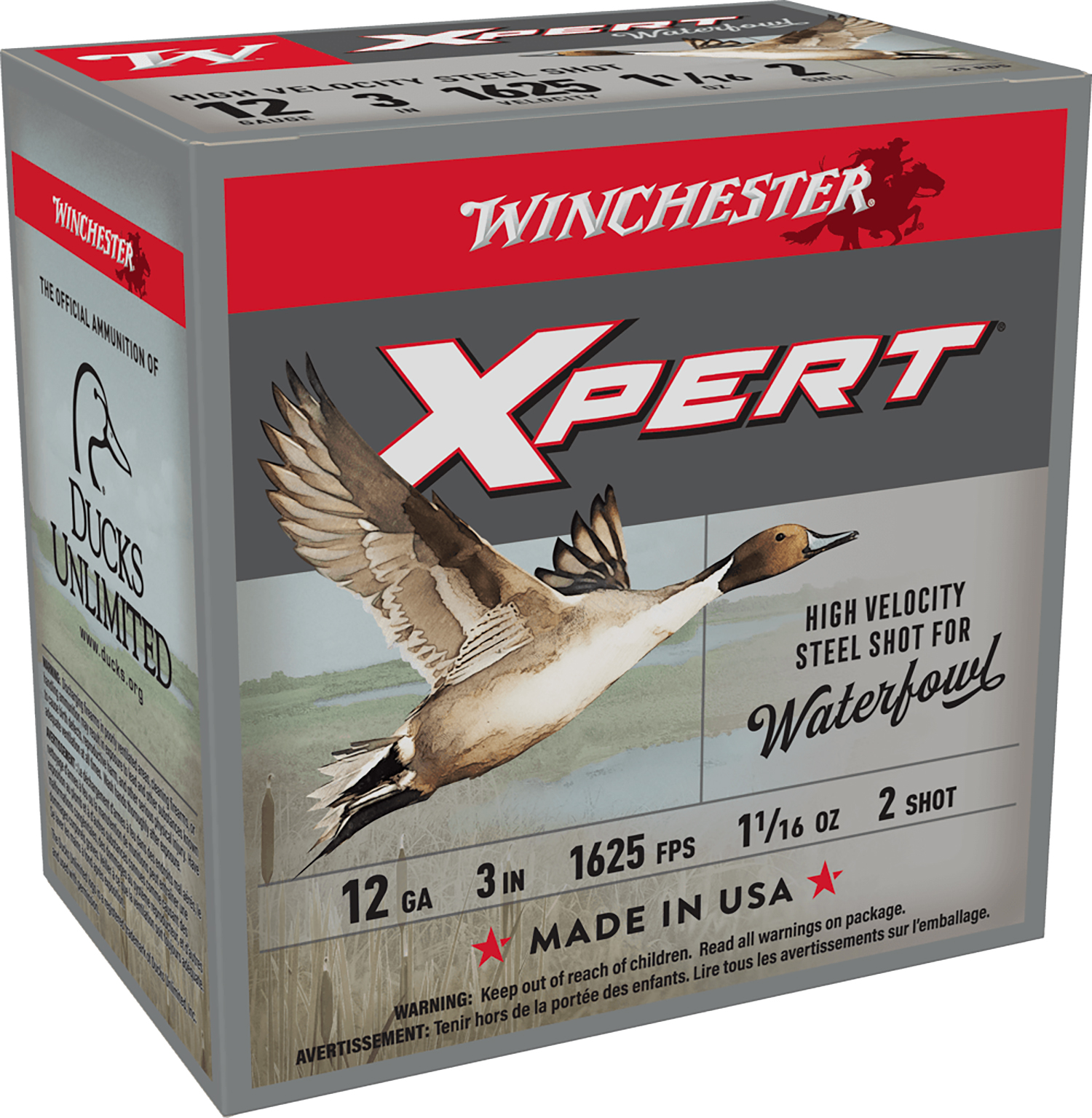 Winchester Super X Xpert 12 Gauge 3 in 1-1/16 oz #2 Steel Shot 25 Rounds/Box
