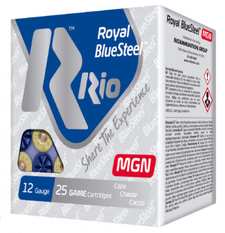 Rio Ammunition Royal BlueSteel Magnum 12 Gauge 3in Steel Shot 3 Shot Size 25/Box