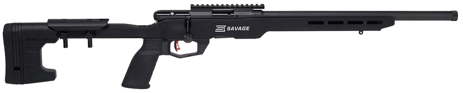 Savage B22 Precision Bolt Action Rifle 18 in Barrel, 10+1 Capacity, Matte Black