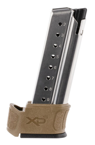 Springfield Armory XD-S Mod2 9mm 9-Round Magazine with FDE Sleeve