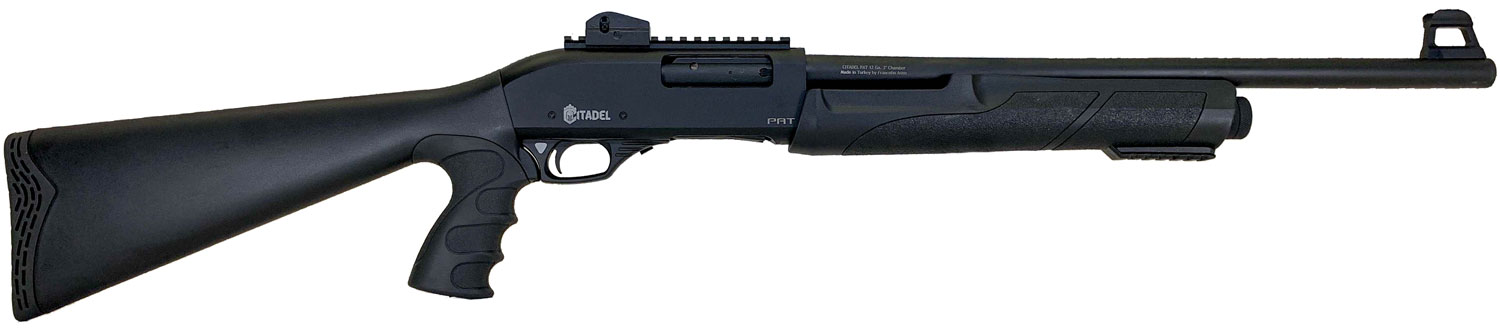 Citadel CDA-12 Force Pump Action 12 Gauge 20 in, 3+1 Capacity, Black