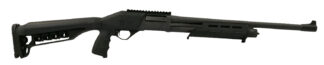 JTS X12PT 12 Gauge Pump Shotgun, 18.56 in Barrel, 4+1 Rounds, Bead Front, Black Synthetic
