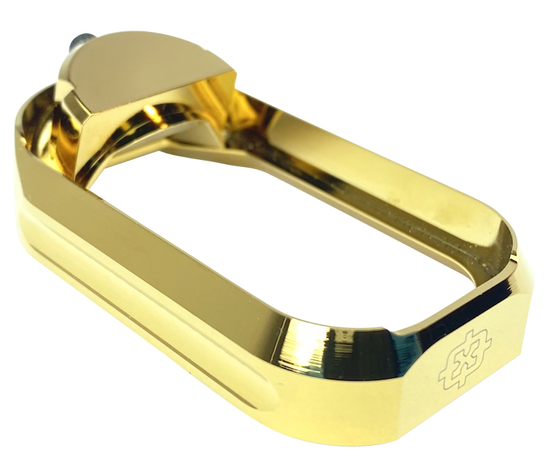 Cross Armory Flared Magwell for Glock Gen 1-3 (Gold Anodized Aluminum)