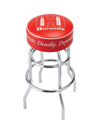 Hornady 99103 Reloading Bench Stool Chrome Red Vinyl