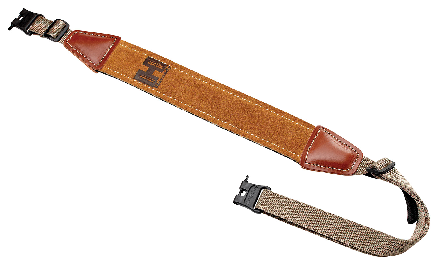 Hornady 99107 Universal Sling with Brown Leather and Nylon Straps
