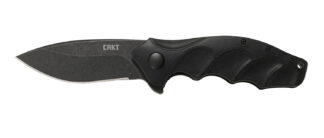 Columbia River Foresight Assisted 3.53 in Folding Knife, Black Stonewashed 4116 Steel Blade