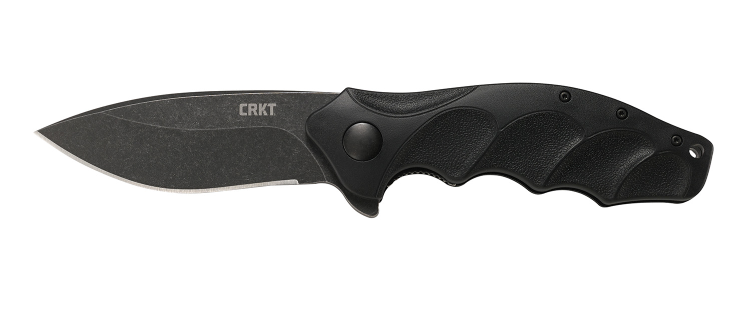 Columbia River Foresight Assisted 3.53 in Folding Knife, Black Stonewashed 4116 Steel Blade