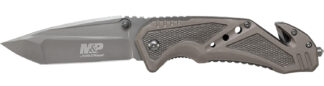 SW Knives M&P Rescue SWP11GCP 3.79 in Folding Tanto Pocket Knife, 7Cr15MoV SS Blade