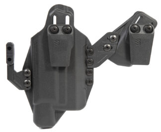 Blackhawk Stache IWB Holster with Belt Clip, Fits Glock 19/23/32/45, Ambidextrous, Black Polymer
