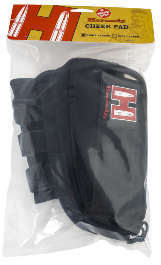 Hornady 99108 Gun Cheek Piece Black Cordura Right Hand